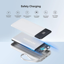 Carregador Portátil Power Bank 20000mAh Tela Digital com 04 Saídas USB / V8 / TIPO-C / Lightning Kapbom KA-9558