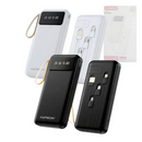Carregador Power Bank 10000mAh com 04 Saídas USB / V8 / TIPO-C / Lightning Visor LED Kapbom KA-9932