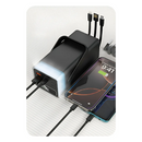 Carregador Portátil Power Bank 60000mAh com 03 Saídas USB / TIPO-C / Lightning Kapbom KA-9097