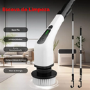 Escova De Limpeza Eletrica 9 Em 1 Sem Fio Giratoria Com Cabo Extensor Recarregavel T&Z MA-8829