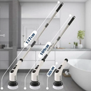 Escova De Limpeza Eletrica 9 Em 1 Sem Fio Giratoria Com Cabo Extensor Recarregavel T&Z MA-8829