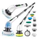 Escova De Limpeza Eletrica 9 Em 1 Sem Fio Giratoria Com Cabo Extensor Recarregavel T&Z MA-8829