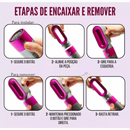Escova modeladora e alisadora 5 em 1