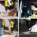 Parafusadeira Furadeira Sem Fio Bivolt Maleta com 2 Baterias e Acessórios T&Z TZ-179