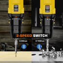 Parafusadeira Furadeira Sem Fio Bivolt Maleta com 2 Baterias e Acessórios T&Z TZ-179