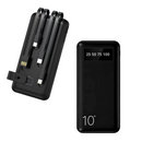 Carregador Power Bank 10000mAh com 04 Saídas USB / V8 / TIPO-C / Lightning Visor LED Kapbom KA-966H
