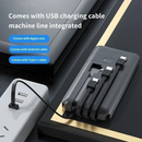 Carregador Power Bank 10000mAh com 04 Saídas USB / V8 / TIPO-C / Lightning Visor LED Kapbom KA-966H