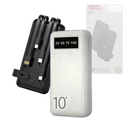 Carregador Power Bank 10000mAh com 04 Saídas USB / V8 / TIPO-C / Lightning Visor LED Kapbom KA-966H