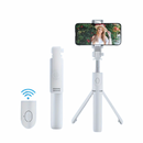 Bastão Pau de Selfie Suporte Celular Tripé c/ Controle Disparador Bluetooth Altomex ZB-011 (***DISPONÍVEL SOMENTE PRETO E BRANCO)